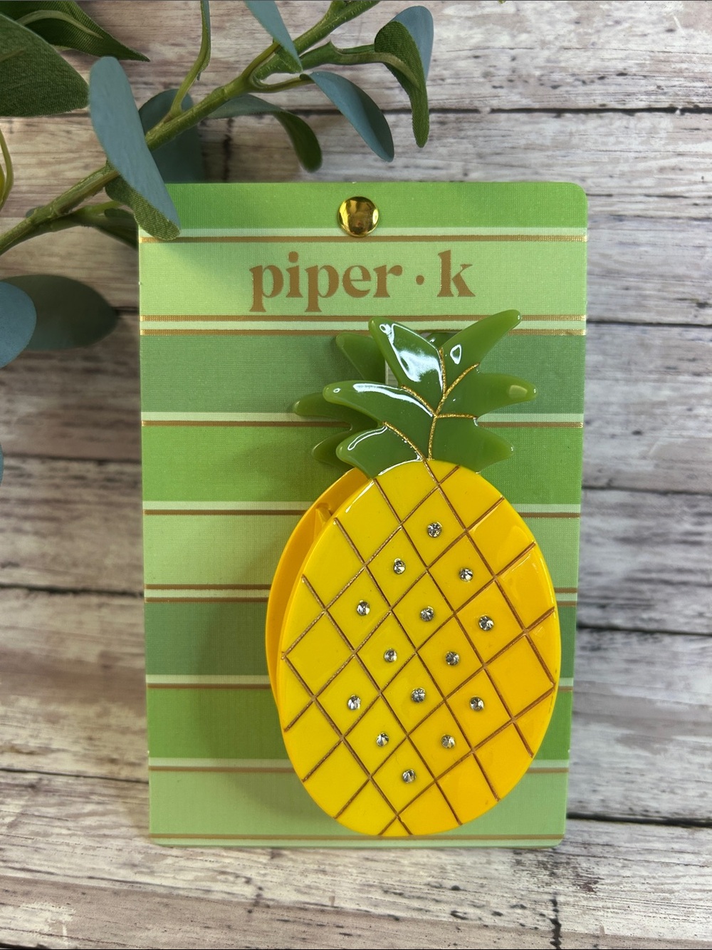 NIP Piper•K Pineapple Hair Clip